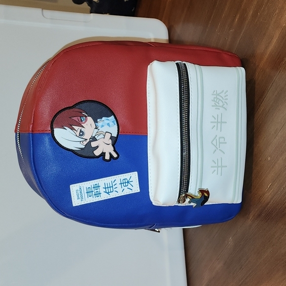 My Hero Academia Shoto Todoroki Fire & Ice Mini Backpack - Picture 1 of 10